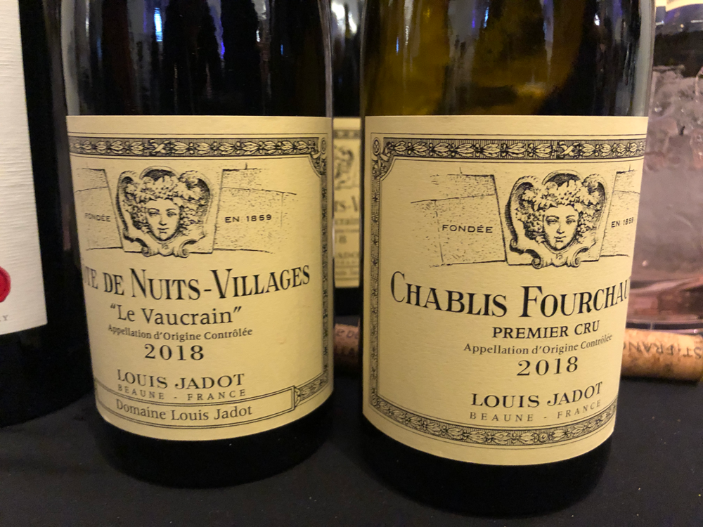 Louis Jadot Chablis Fourchaume premier cru ’18 & Cote de Nuits-Village Le Vaucrain ’18