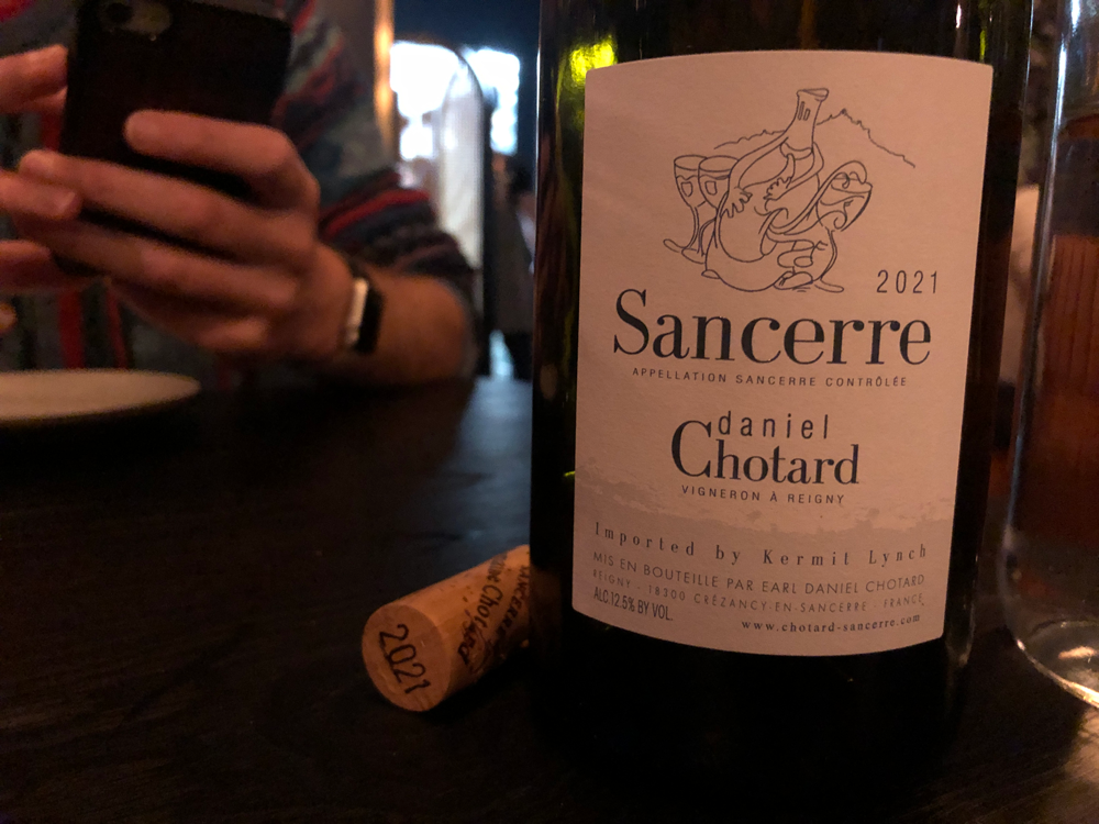 Daniel chortard Sancerre 2021