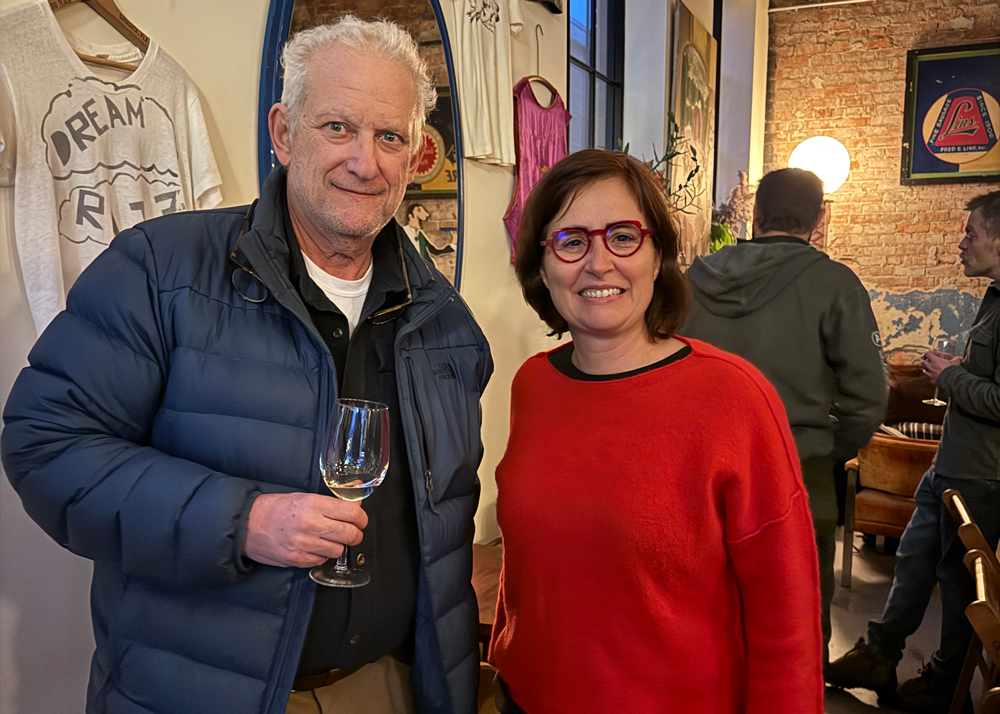 Filipa Pato with Robert Flower